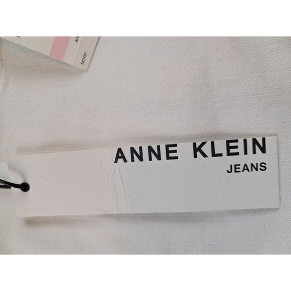 Anne Klein Women’s White Bermuda Shorts Size 10 NWT Pockets 4” Inseam - Picture 12 of 16